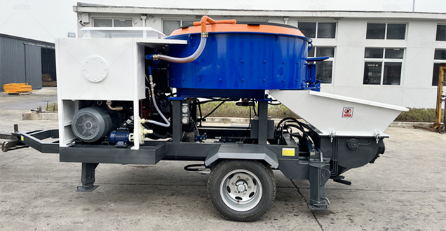 pan mixer electric concrete mixer and pump