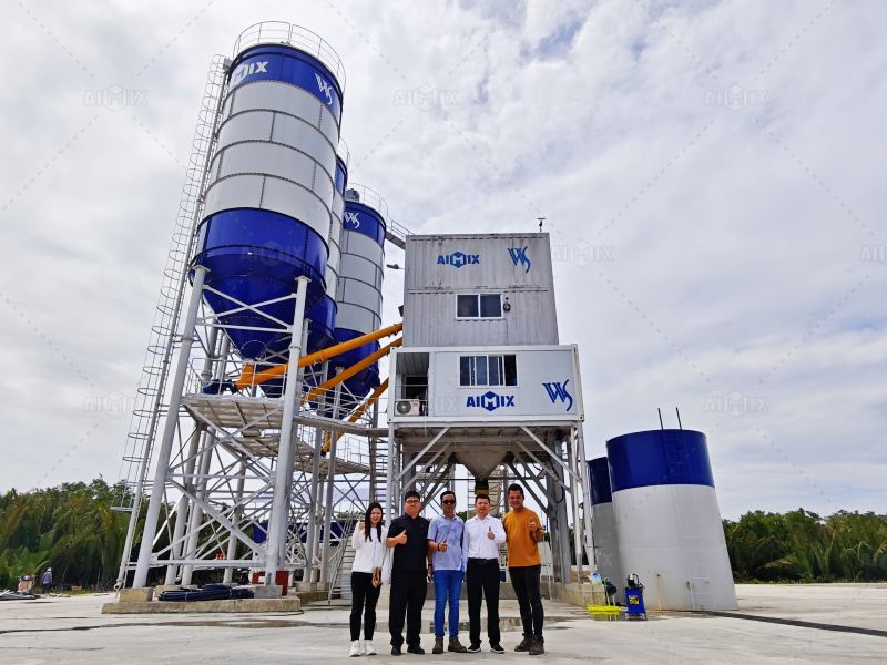 reliable ready mix concrete batching plant manufacturer Aimix