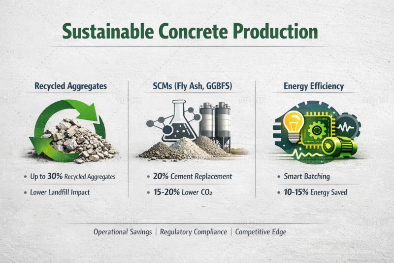 sustainable concrete production