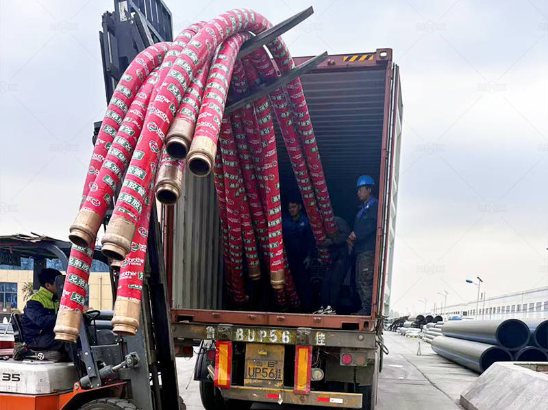 trailer concrete pump pipelines