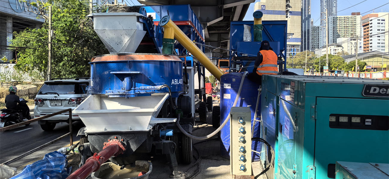 vertical shaft pan mixer electric pump concrete mixer for Thailand bridge reinforcement