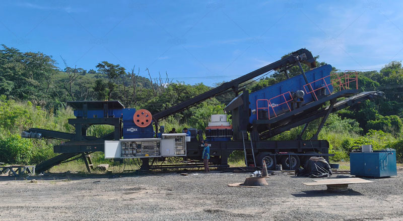 50tph Stone Crusher Plant to Crushing River Pebble in El Salvador