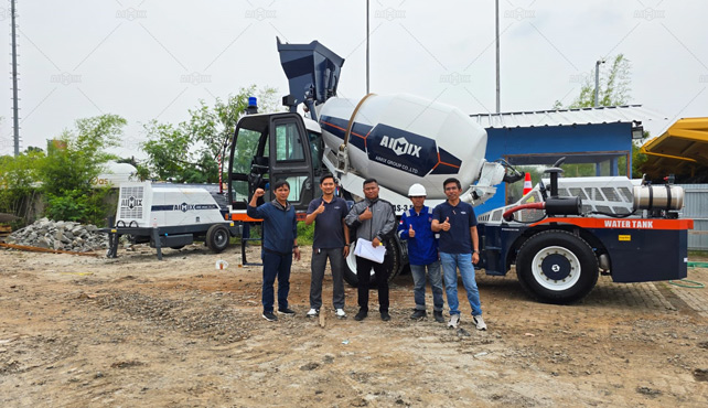 AS-3.5 Aimix Concrete Mixer Indonesia in Banten