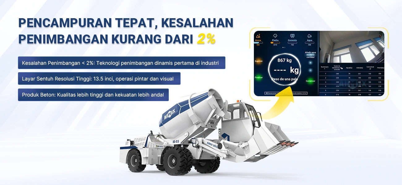 Aimix Mesin Concrete Mixer in Indonesia