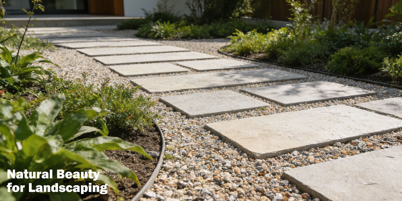 Гранитные щебень для отделки и ландшафтного дизайна.