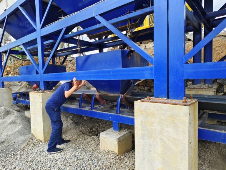 inspection and maintenance of batch plant