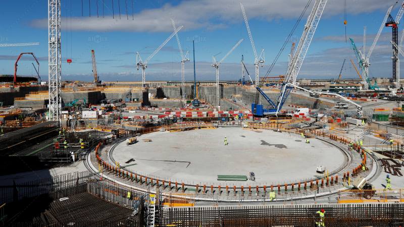 power plant construction project