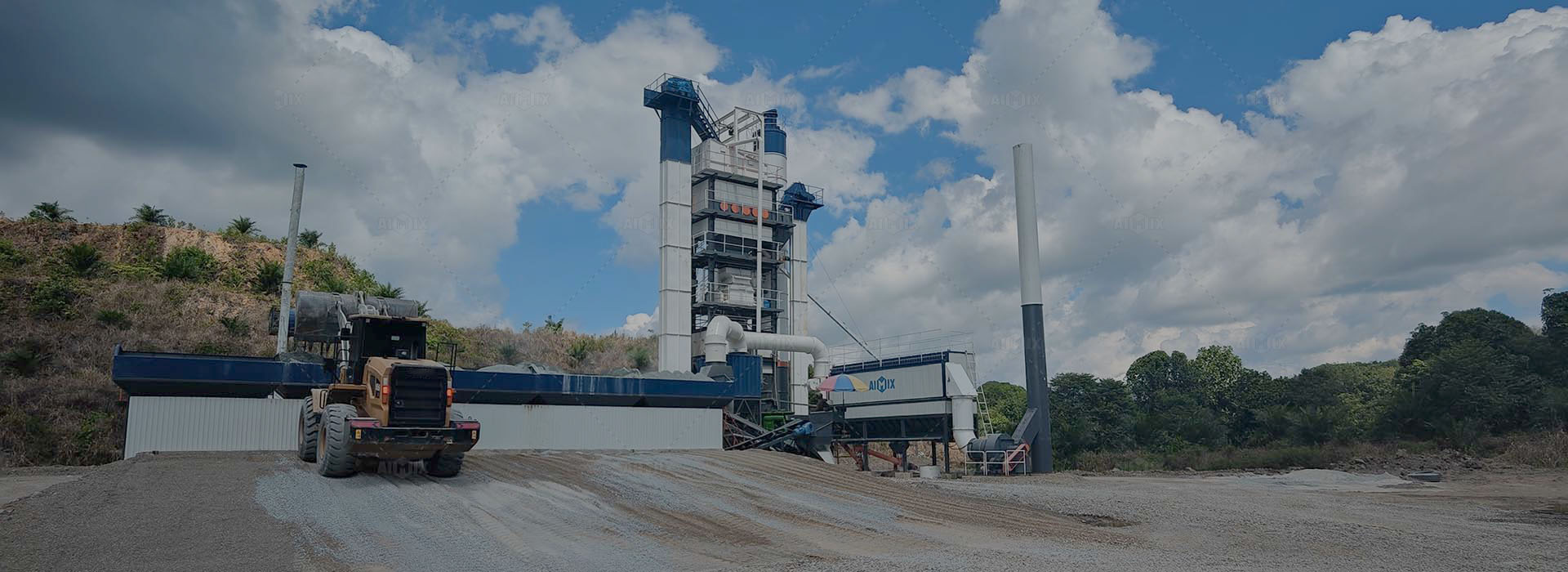 120tph asphalt mixer plant for asphalt concrete aggregates production in America