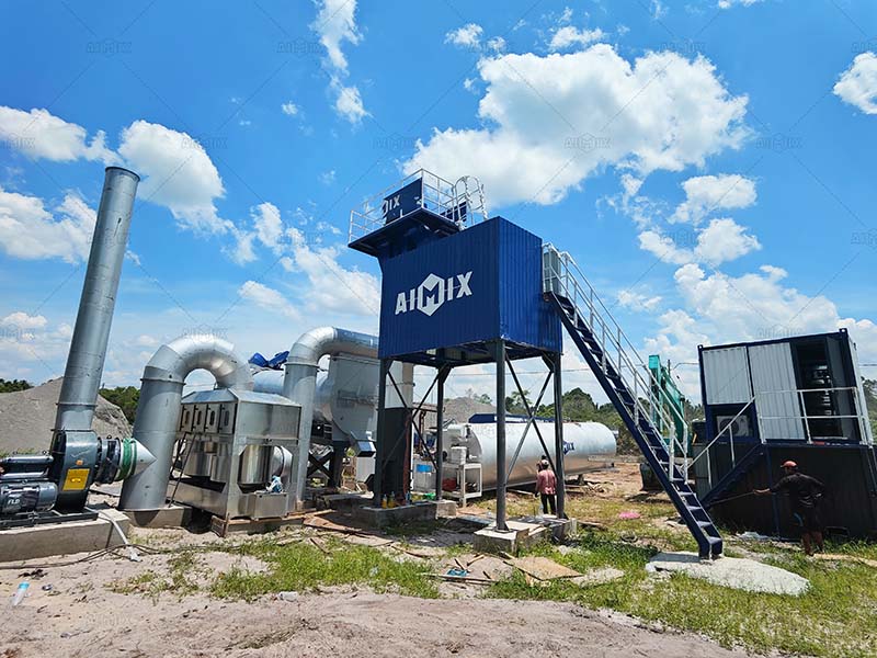 ALT80 Stationary Drum Plant for Road in Mukah, Malaysia