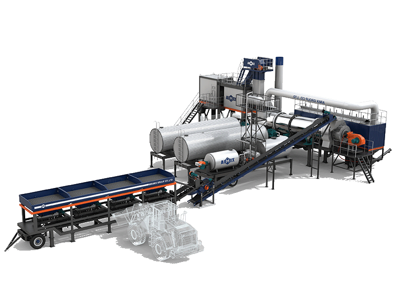 ALYT mobile asphalt drum mix plant hot selling in USA