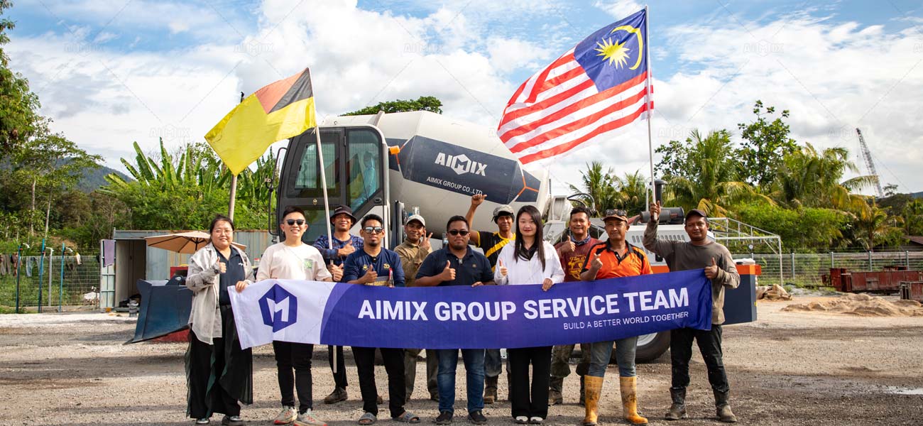 Aimix Diesel Concrete Mixer with Diesel Engine