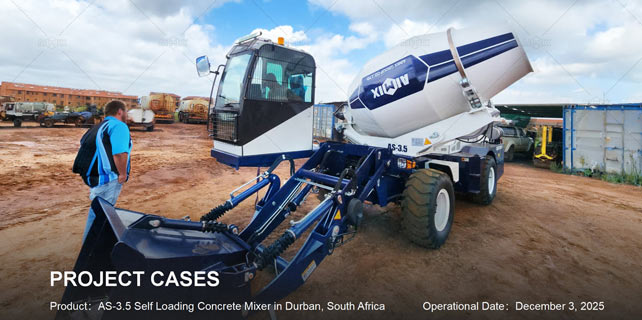 Aimix self loading concrete mixer in South Africa