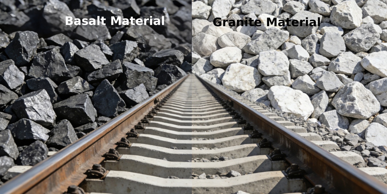 Basalt vs. Granite for
Railway Ballast