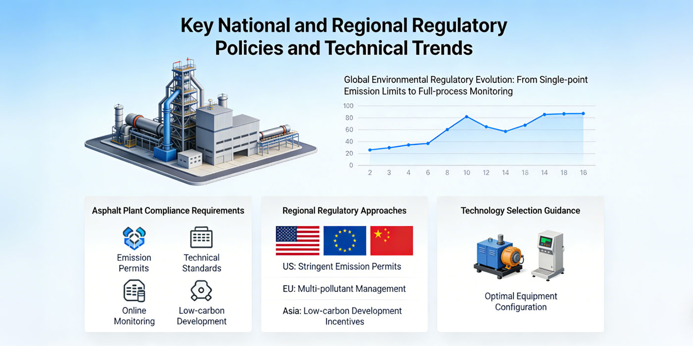 Key National and Regional Regulatory Policies and Technical Trends for Asphalt Plant