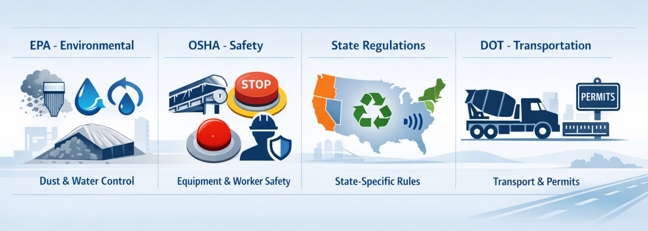 Regulatory Requirements for Concrete Plants USA