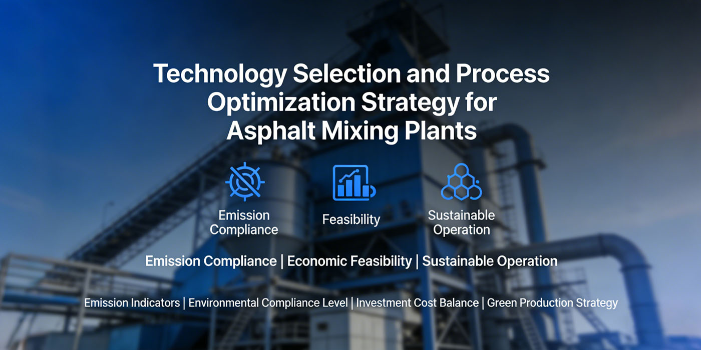 Technology Selection and Process Optimization Strategy of Asphalt Plant