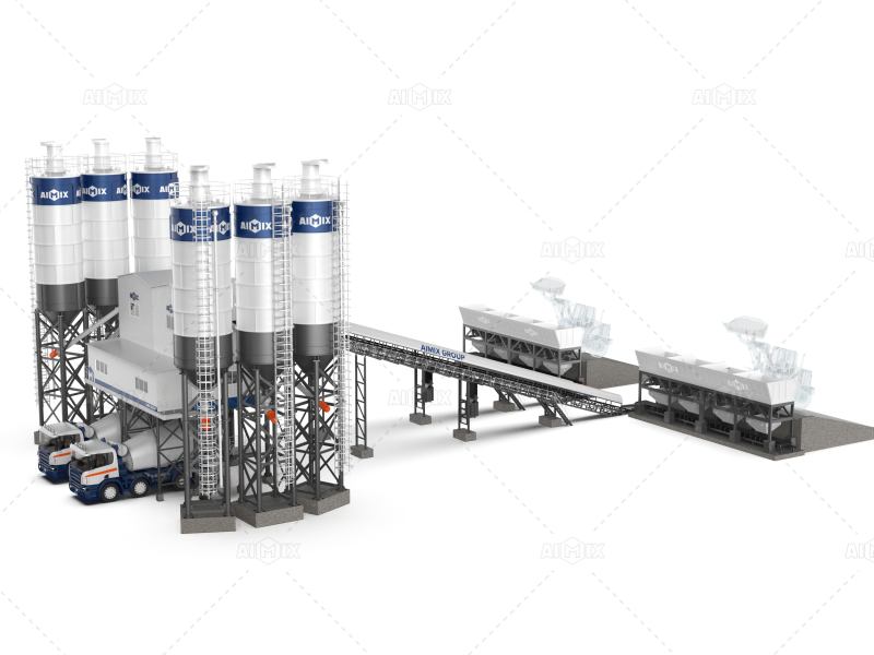 stationary batching plant for the USA