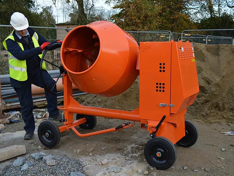 traditional concrete mixer diesel engine for sale