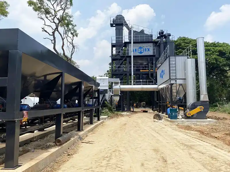 100TPH stationary asphalt plant for sale in Sri Lanka