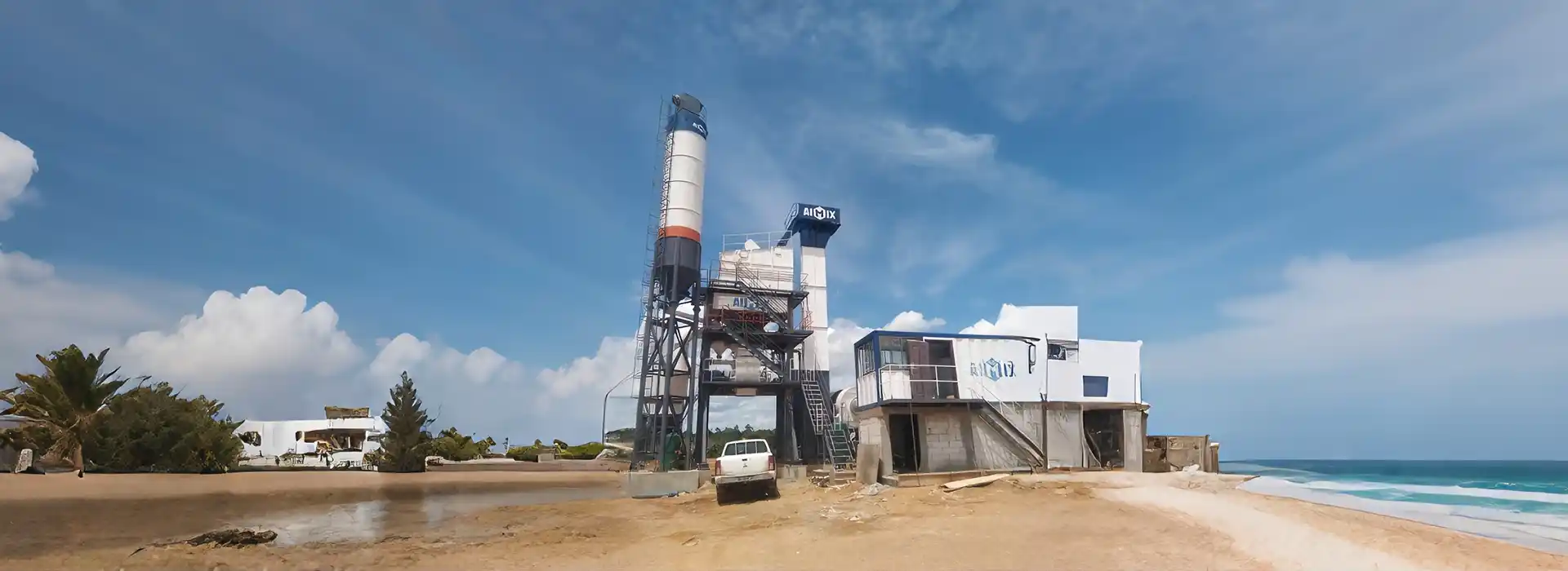 80TPH Asphalt Batch Mix Plant for Asphalt Production in Banjarmasin, Indonesia