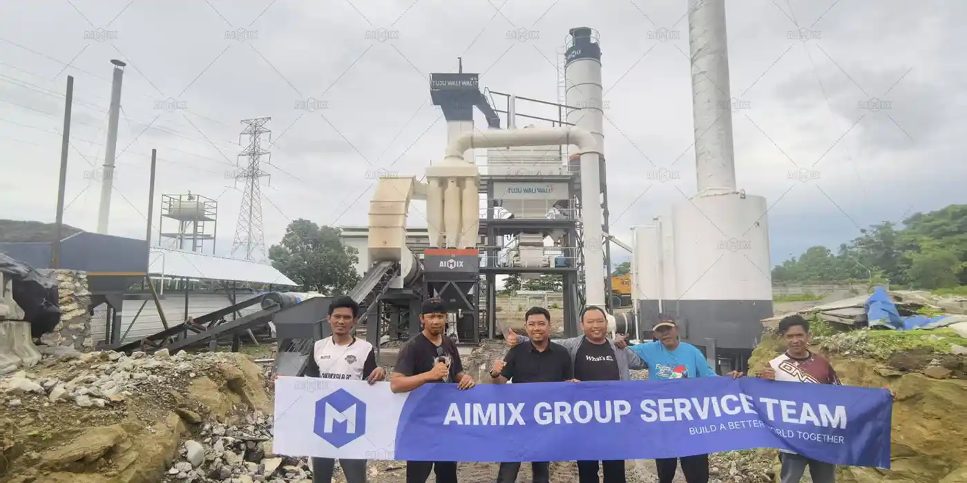 80TPH Asphalt Batch Plant for Road Projects in Banjarmasin, Indonesia