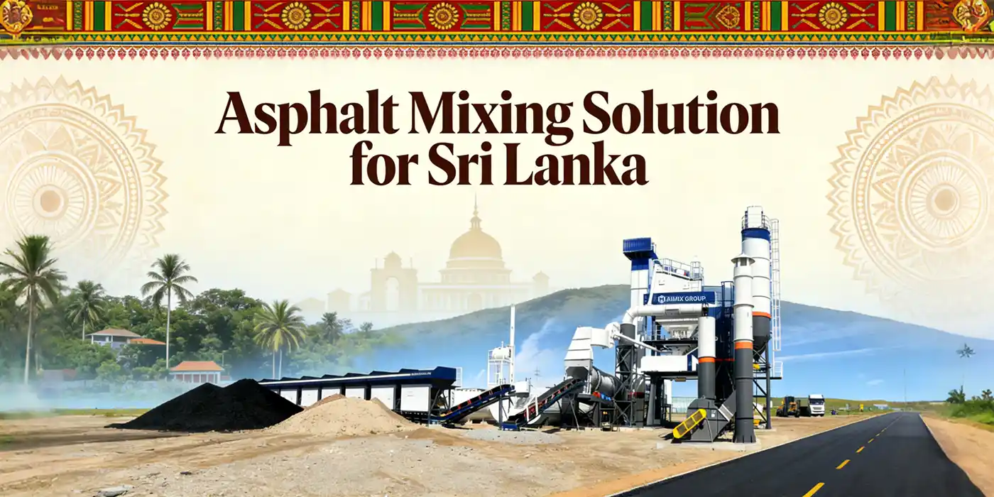 80tph asphalt mixing plant solution for road construction in Sri Lanka