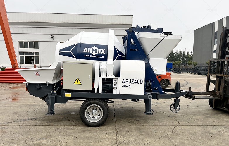 ABJZ40D small concrete mixer and pump electric