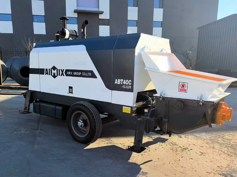 ABT40C towable concrete pump for Guinea