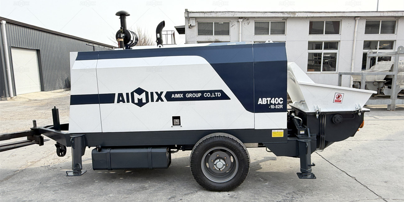 ABT40C trailer type small pump for concrete