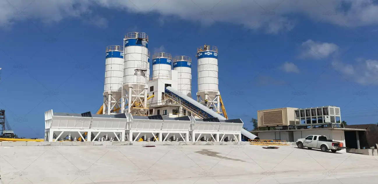 AJ180 concrete plant in Guam