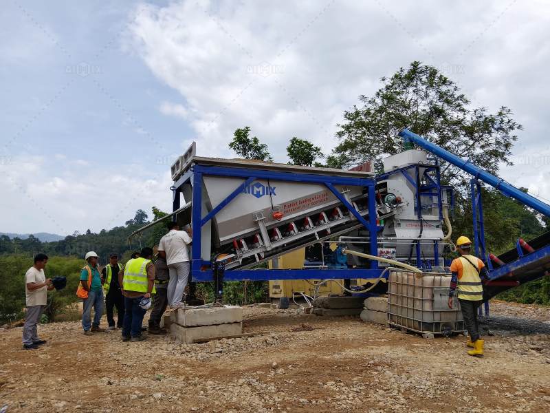 AJSY35 compact plant installed and used in Malaysia
