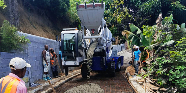 Aimix Mobile Transit Mixer Machine for Infrastructure Repair and Maintenance