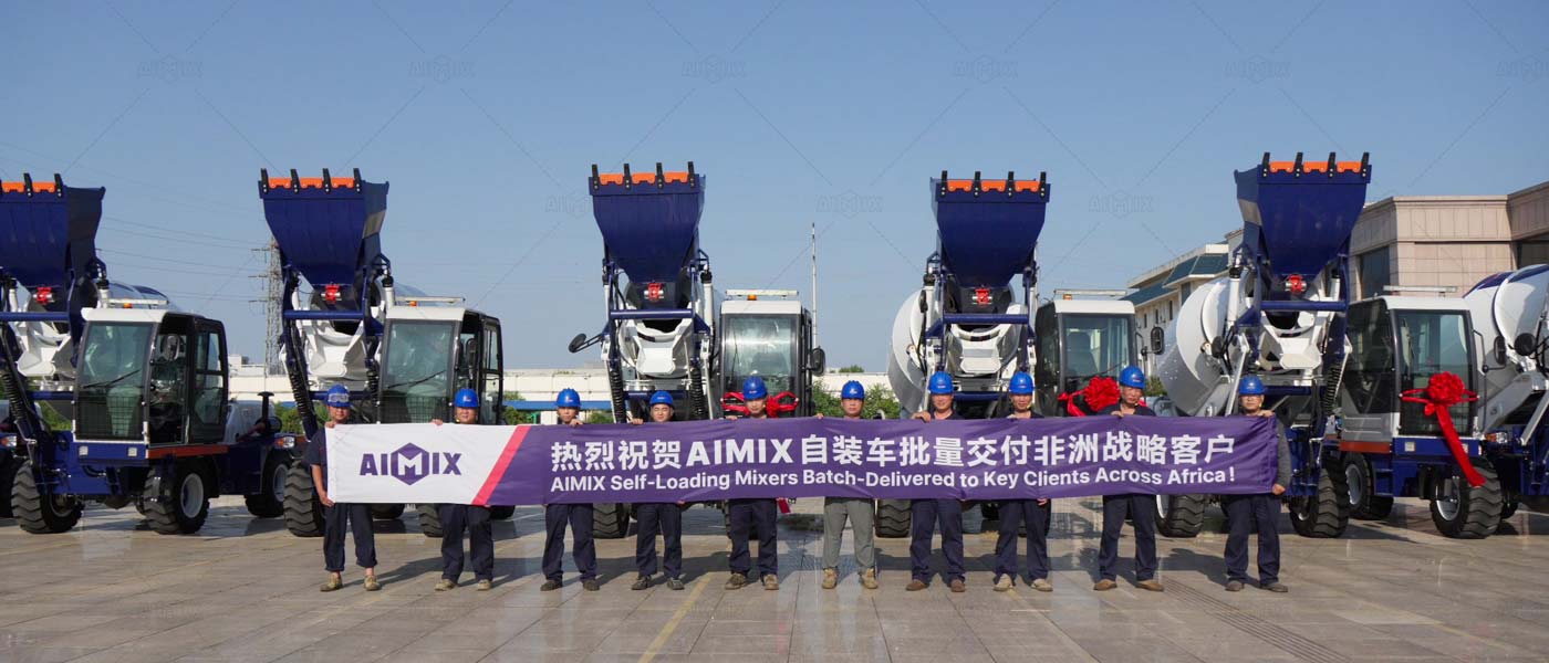 Aimix Self Loading Concrete Mixer Trucks for Africa