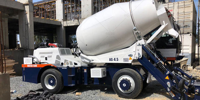 Aimix concrete transit mixer for large industrial projects