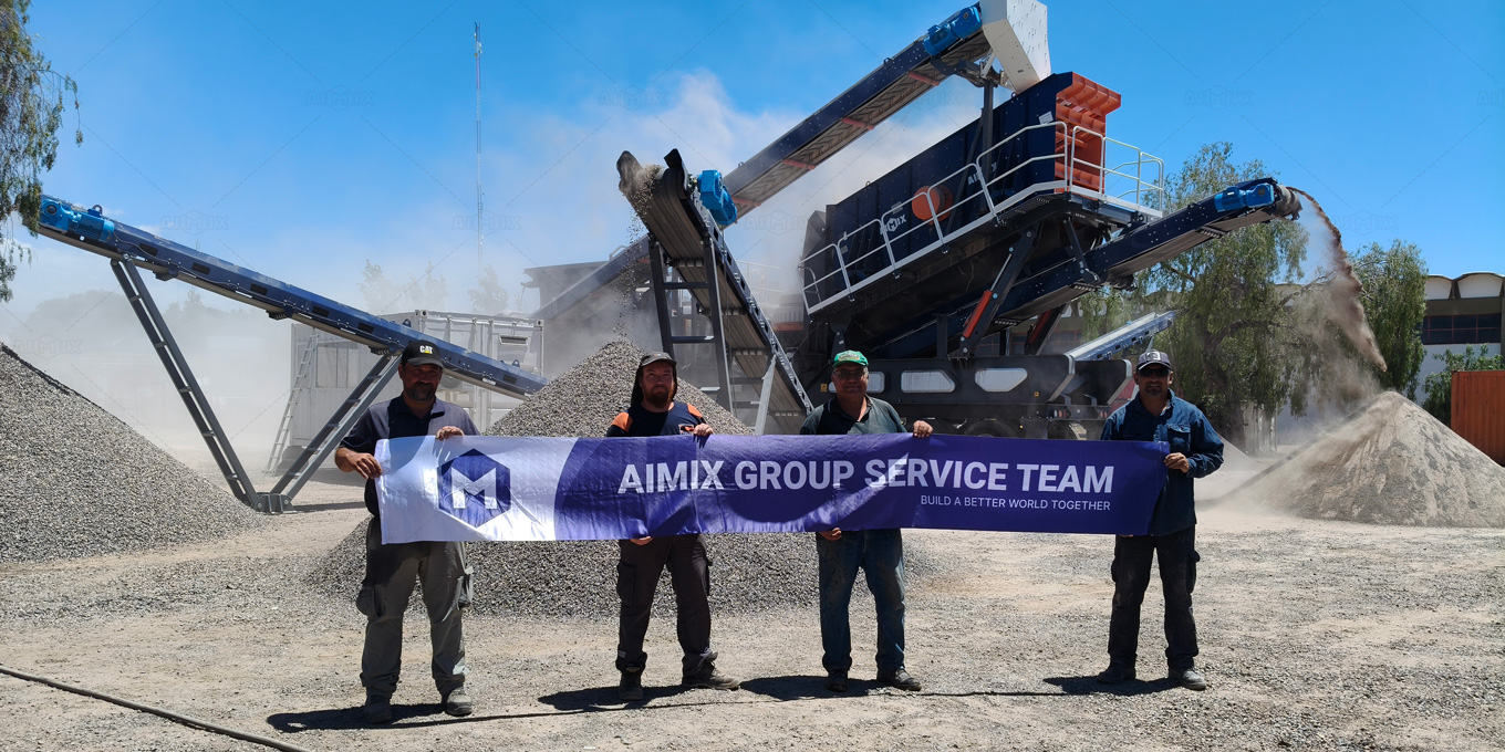 Best service for the first unit of mobile crusher in Argentina