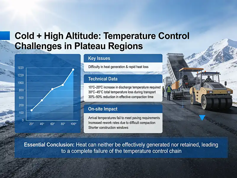Cold + High Altitude This combination is typical in plateau cold regions