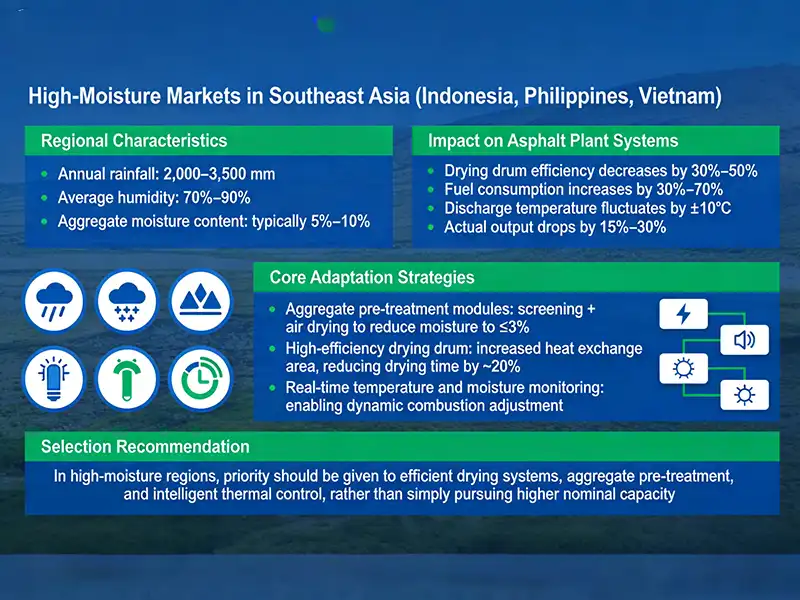 High-Moisture Markets in Southeast Asia (Indonesia, Philippines, Vietnam)