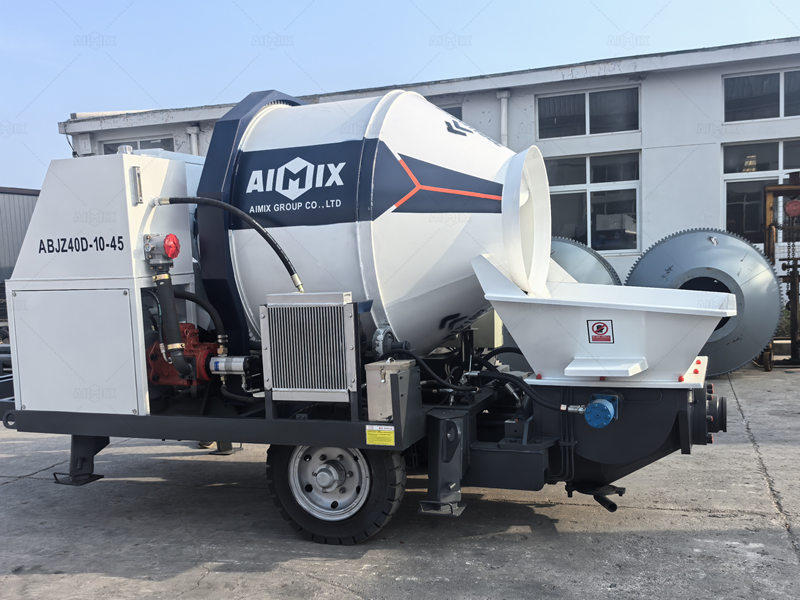 customized small concrete pump and mixer