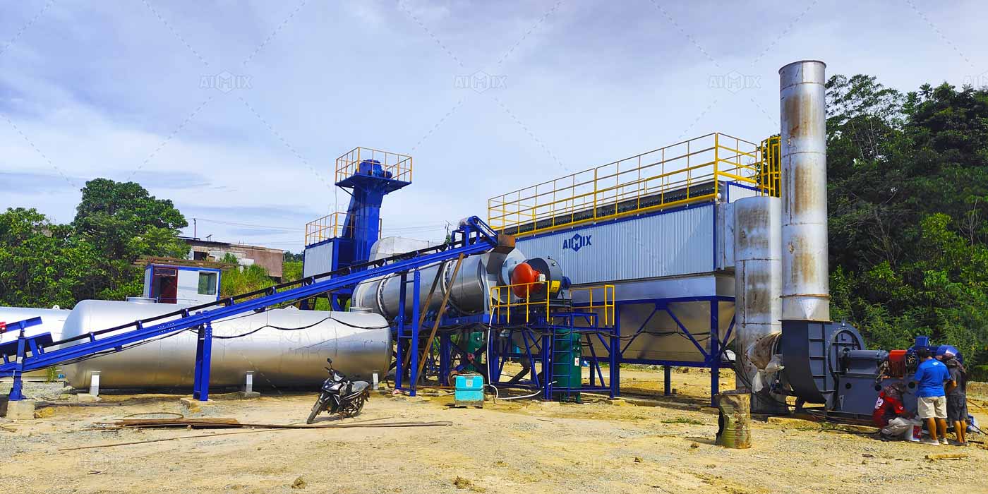 drum mix plant in Malaysia producing asphalt