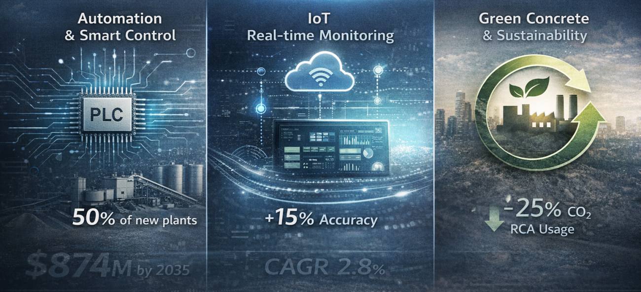 market trends and future development of rmc plants