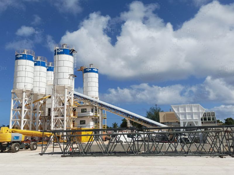 ready mix type concrete batch plant