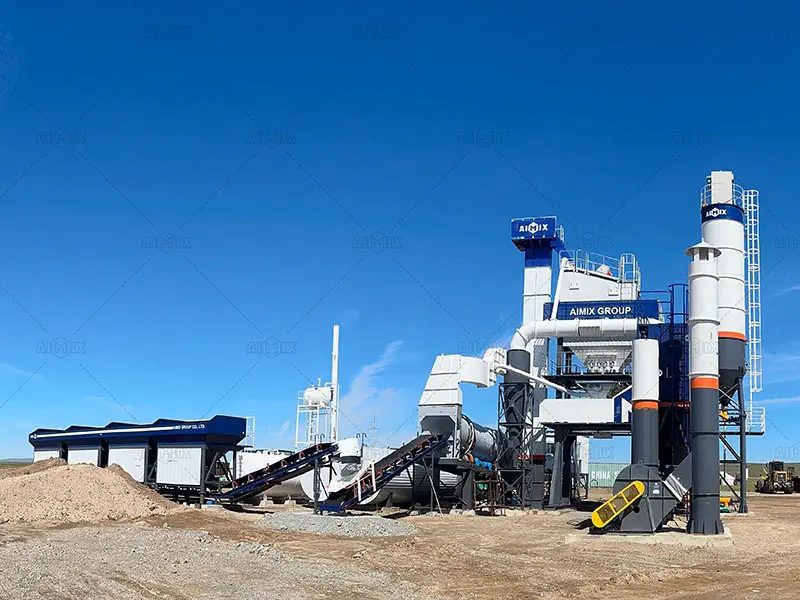 80tph asphalt mixing plant equipment price for road construction in Mongolia