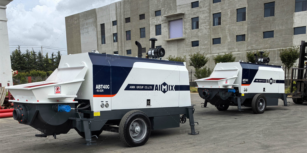 ABT40C Aimix Trailer Concrete Pump for Construction