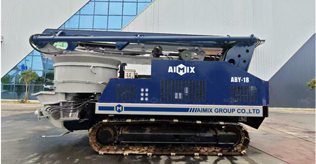 ABY-18 Mobile Crawler Chassis Concrete Pump in South Africa