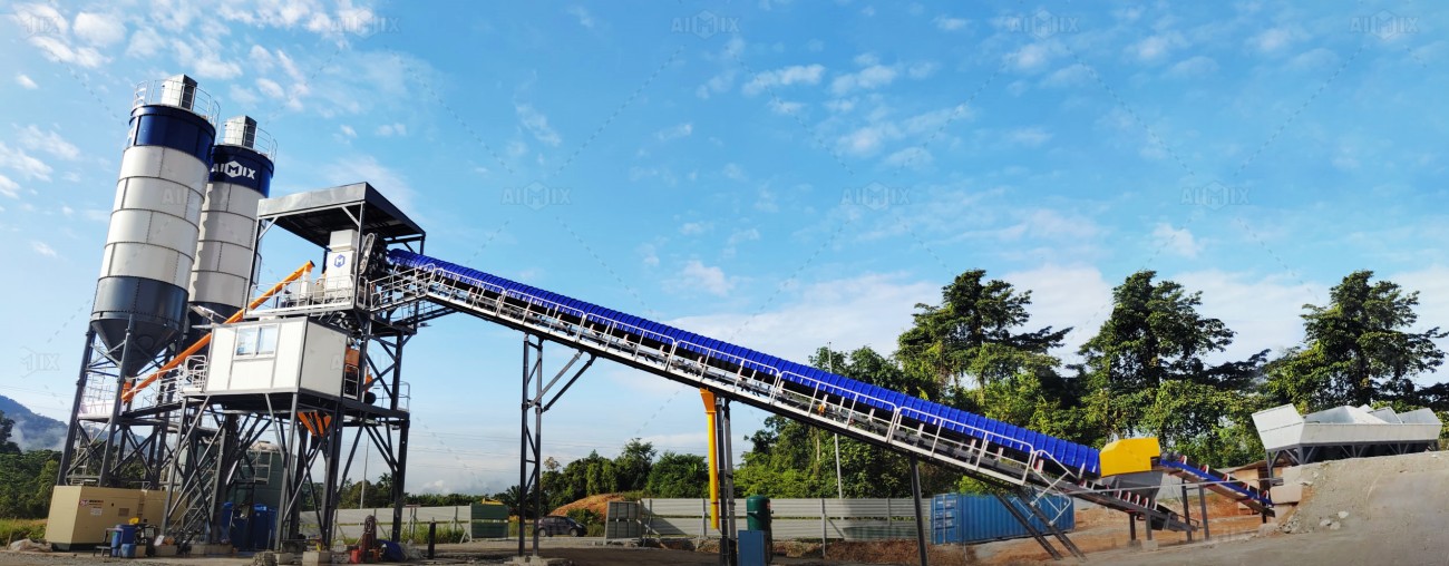Aimix AJ120 Stationary RMC Plant in Malaysia