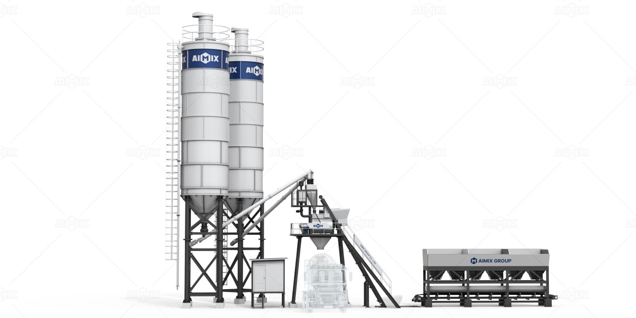 AJ50 hopper type stationary plant Aimix
