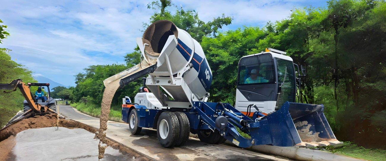 AS-3.5 Aimix large portable concrete mixer for sale in Malaysia