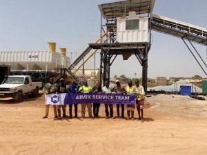 Aimix provided on-site support for installation and commissioning