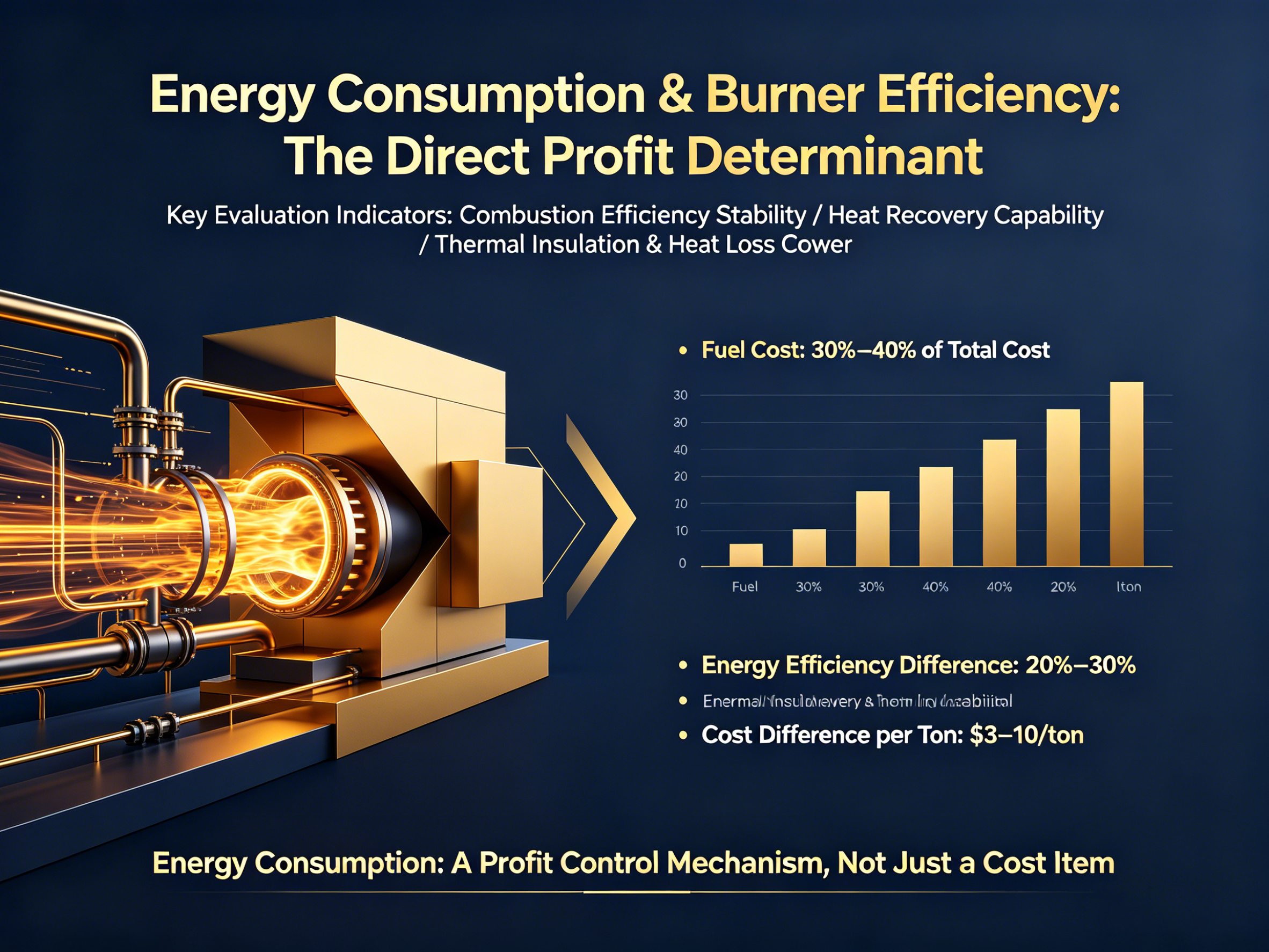 Energy Consumption and Burner Efficiency: Direct Determinant of Profit