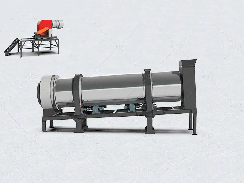 Drying Drum & Burner System – Asphalt Plant Parts